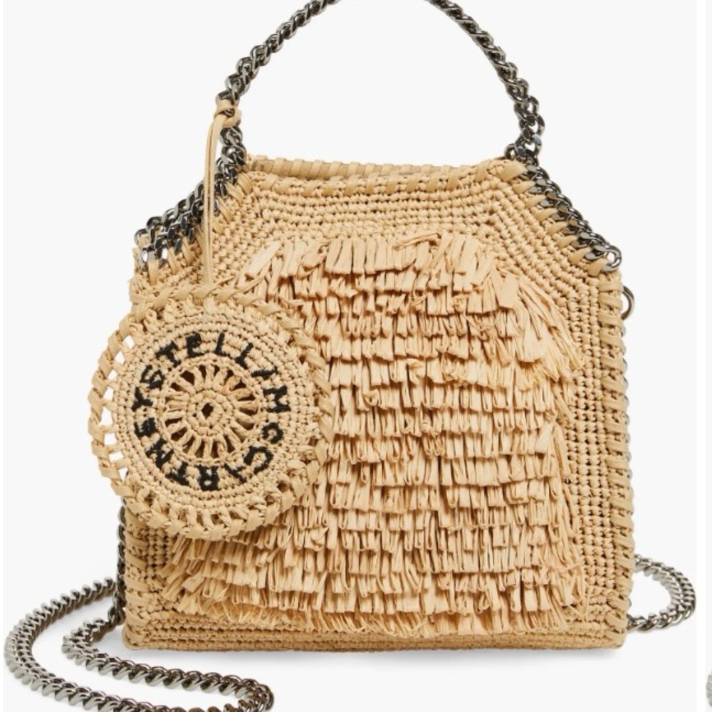 Tiny Falabella Fringe Raffia Tote